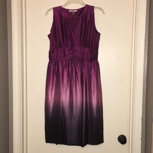 Purple ombré DKNYC dress